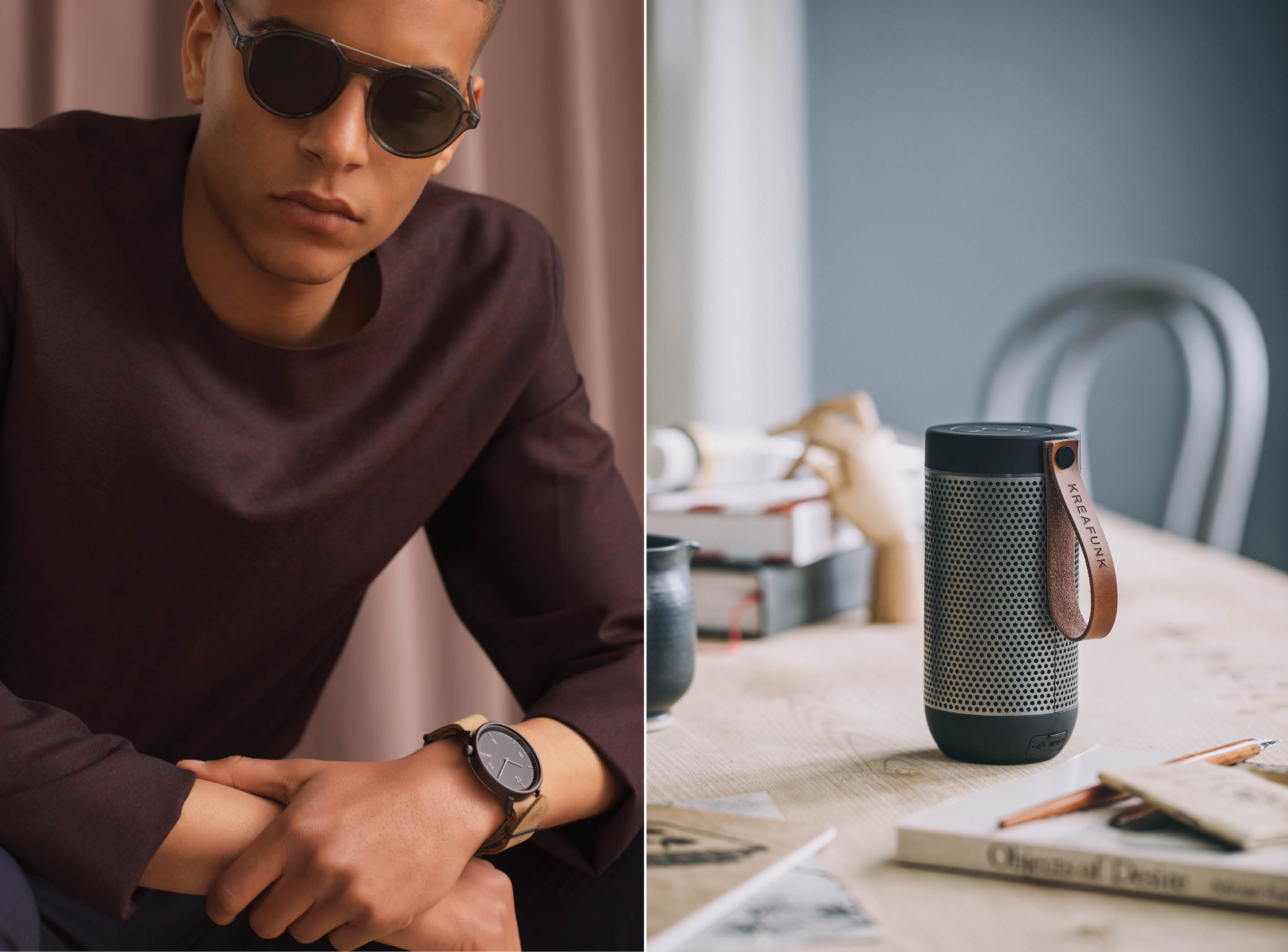 Magnus horloge - Kreafunk speaker
